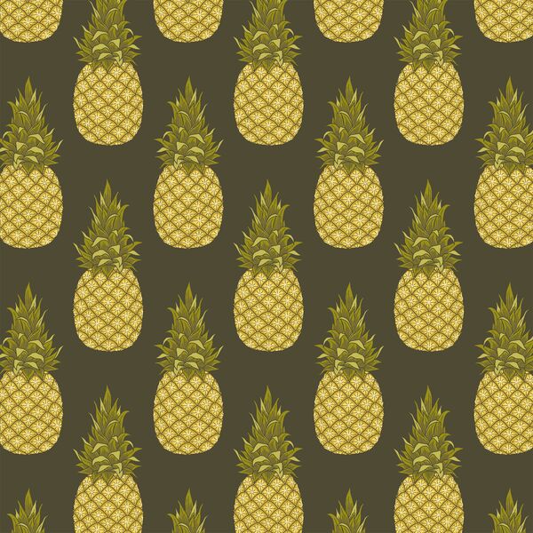 Little Pineapples in Loden Green