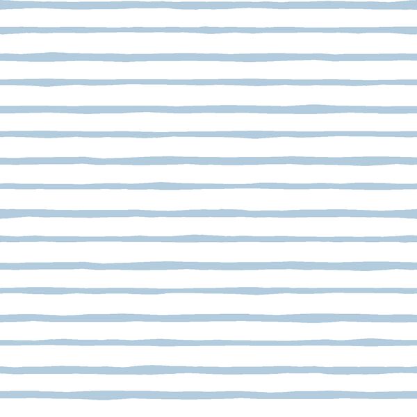 Artisan Stripe in Sky on White