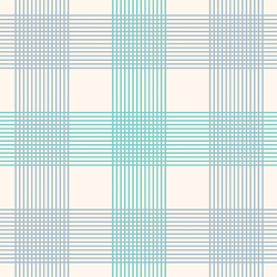 Fineline Plaid in Aqua Blue