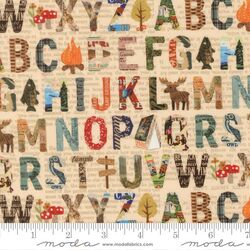 Alphabet in Cream