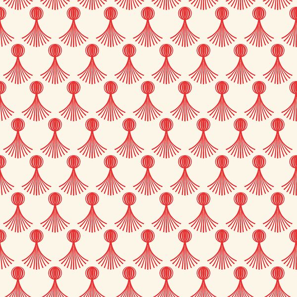 Tassel Weave in Holly Red