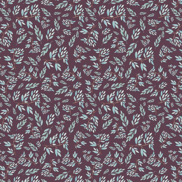 Forest Floor in Eggplant