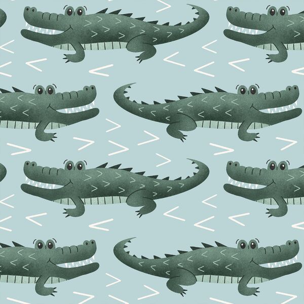 Large Gators in Clear Skies