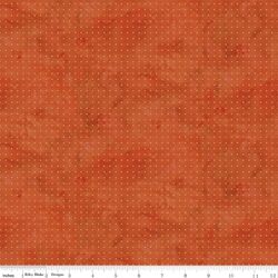 Polka Dots in Dark Pumpkin