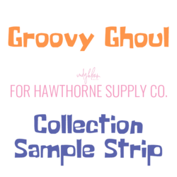 Groovy Ghoul Sample Strip