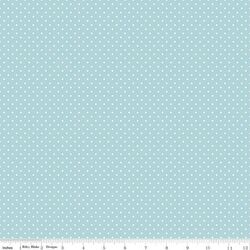 Swiss Dot in Aqua