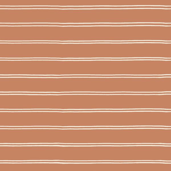 Double Dutch Stripe in Terracotta