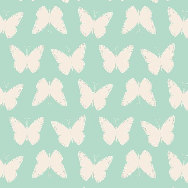 Summer Butterflies in Sweet Mint