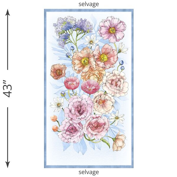 Storytale Blooms Large Panel in Multi