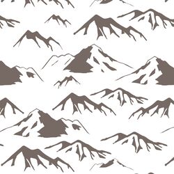 Big Mountain Range in Woodland Stone