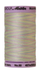 Baby Blanket (9085-9826) - Silk Finish Cotton Multi 50wt - 500 Yards