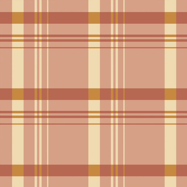 Large Plaid in Warm Pink