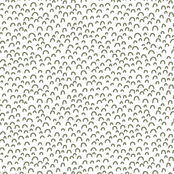 Doodle in Olive on White