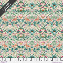 Mini Strawberry Thief Cotton Lawn in Mineral