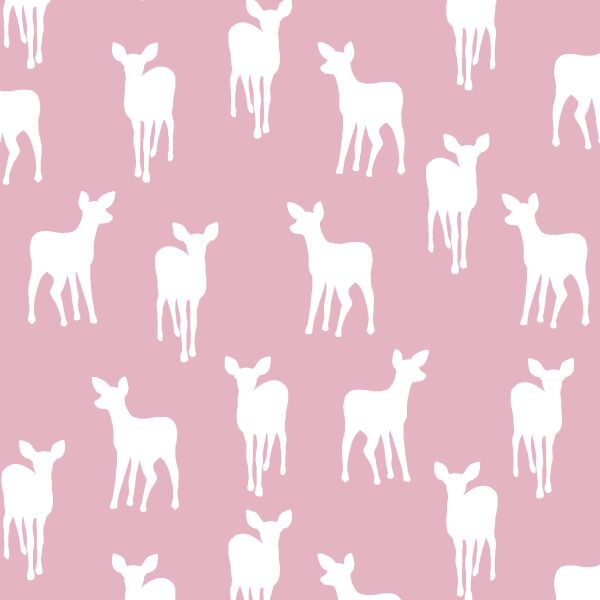 Fawn Silhouette in Carnation
