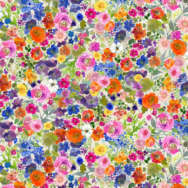 Packed Floral in Multi