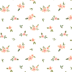 Petite Floral in White