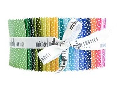Garden Pindot 2.5" Strip Roll