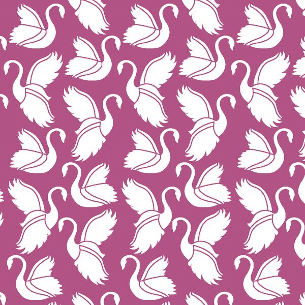 Swan Silhouette in Azalea
