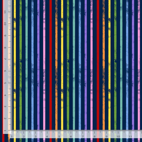 Weathered Stripe in Navy
