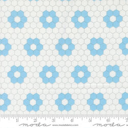 Quilted in Cream Sky