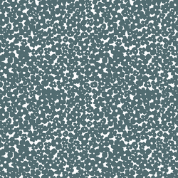 Flower Silhouette in Steel Blue