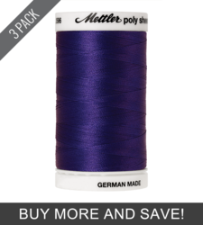 Dark Ink (2596-3110) - Poly Sheen - 875 Yards (3 Pack)