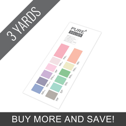 Pure Solids Supplement Color Swatch Card Panel in Ethereal Edition - 3 Yard Quick Cut