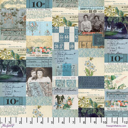 Collage in Blue
