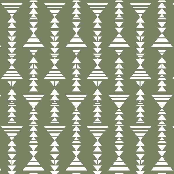Little Tribal Stripe in Olive