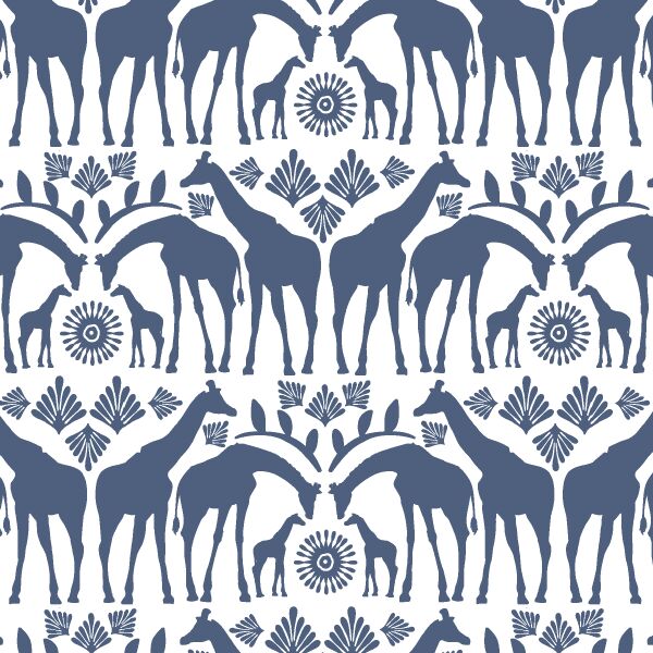 Giraffe Tribe in Midnight