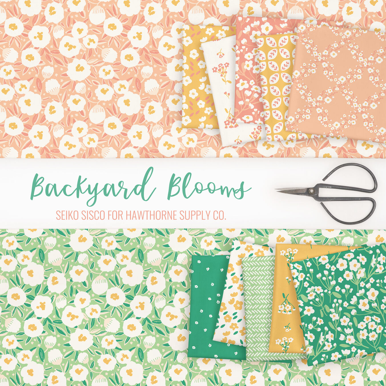Backyard Blooms Poster Image