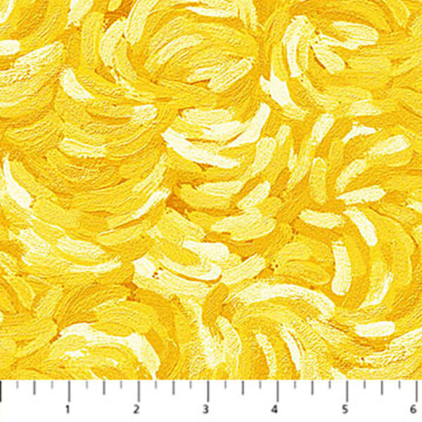 Brushstroke in Yellow