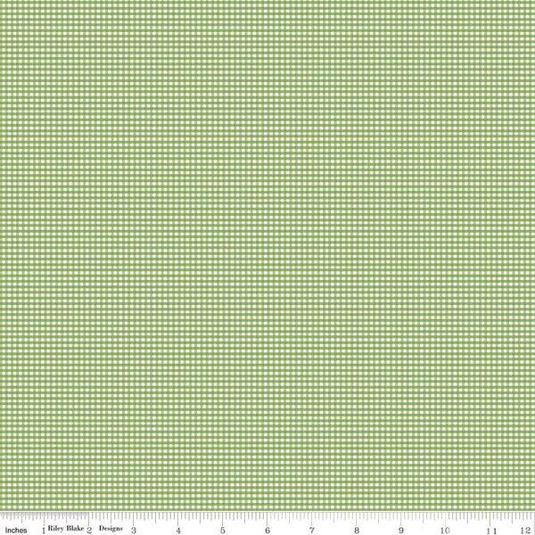 Micro Gingham in Green