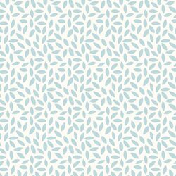 Petals Please in Airy Blue on Ivory