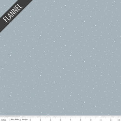 Dapple Dot Flannel in Silver
