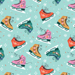 Skate to Be in Turquoise