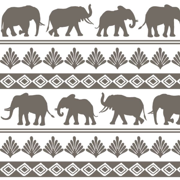 Elephant Parade in Stone