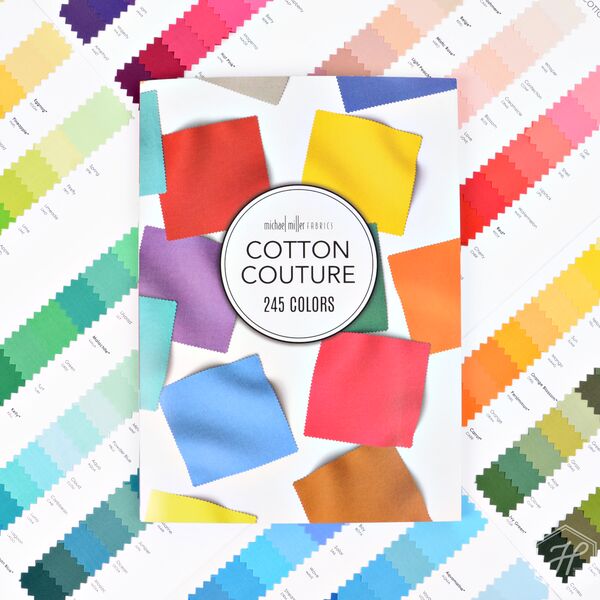 Cotton Couture Color Swatch Card Panel