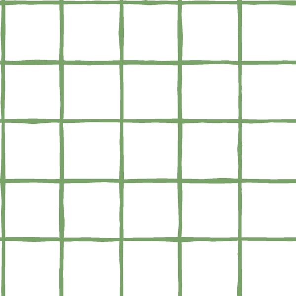 Windowpane in Pistachio on White