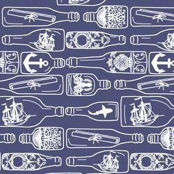 Message in a Bottle in Indigo