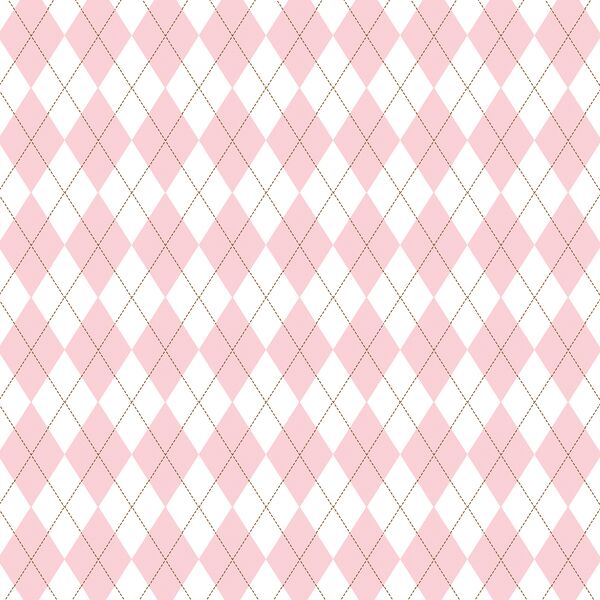 Easter Argyle in Rosy Pink