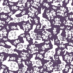 Spring Lace in Aubergine