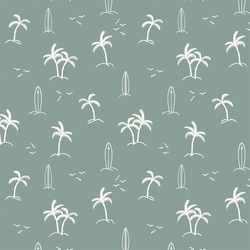 Palm Beach in Pewter Blue