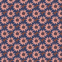 Sunflower in Evening Blue
