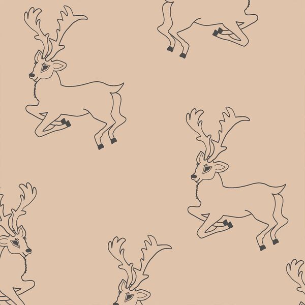 Reindeer in Dusty Pink