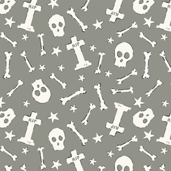 Spooky Bones in Smoky Sage Green