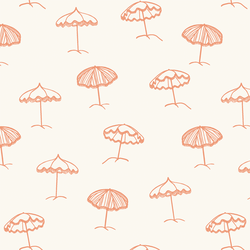 Umbrellas in Peach