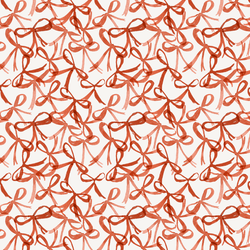 Ribbon Bows in Cardinal on Alpine