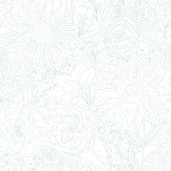 Paperie in Sunset Blue on White